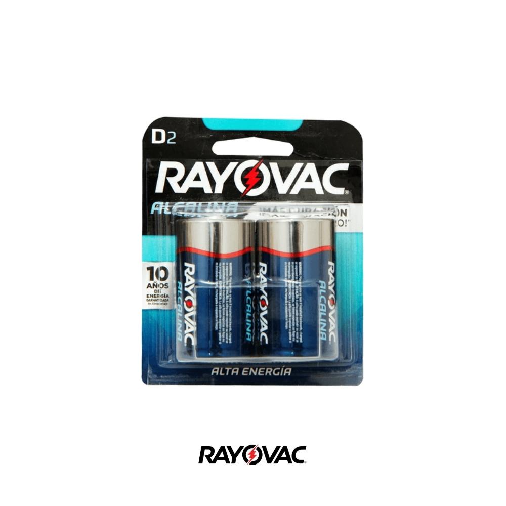 BATERIA ALCALINA D-2 RAYOVAC