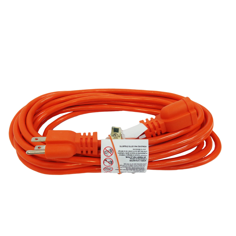 EXTENSION ELECTRICA HEAVY DUTY 25' 3X16 NARANJA
