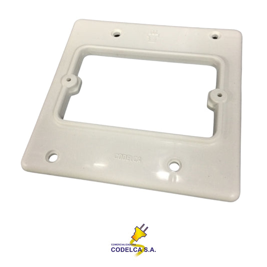 TAPA DE REPELLO PVC CUADRADA SENCILLA