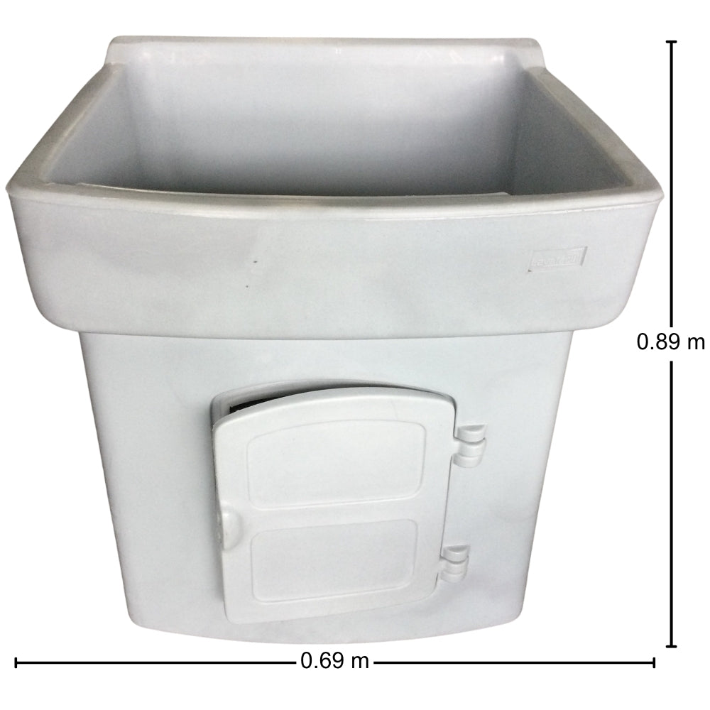 TINA DE LAVAR PLASTICA  LAVAFACIL GRANDE GRIS