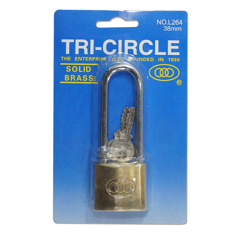 CANDADO TRI-CIRCLE ARCO LARGO 38mm