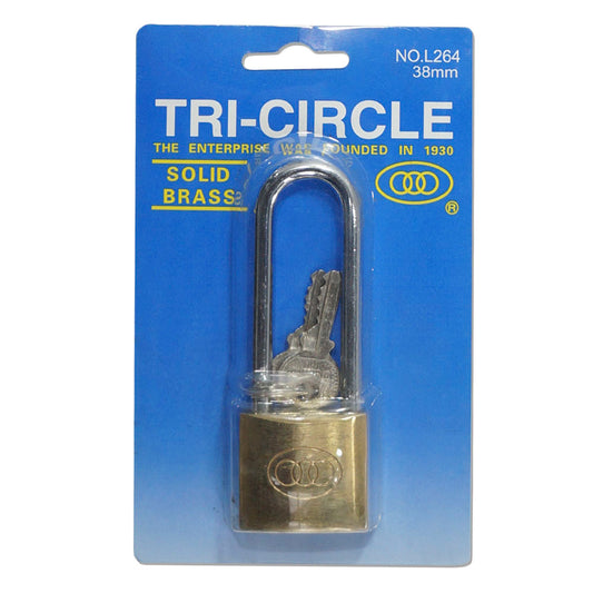 CANDADO TRI-CIRCLE ARCO LARGO 38mm
