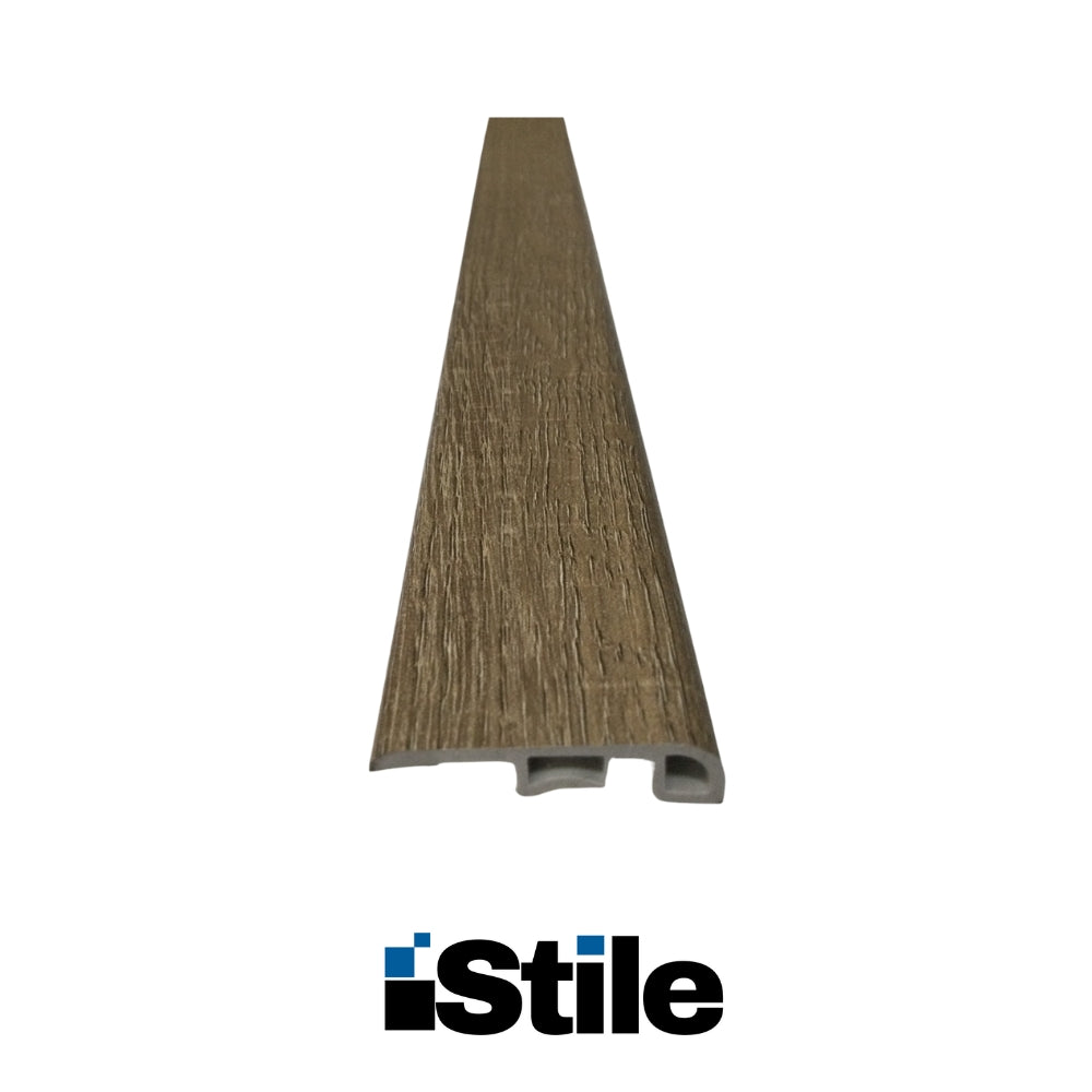 MOLDURA ADAPTADOR PARA PISO PVC-SPC NOGAL AMERICANO 2400X35X8MM SPC-HYW-73061