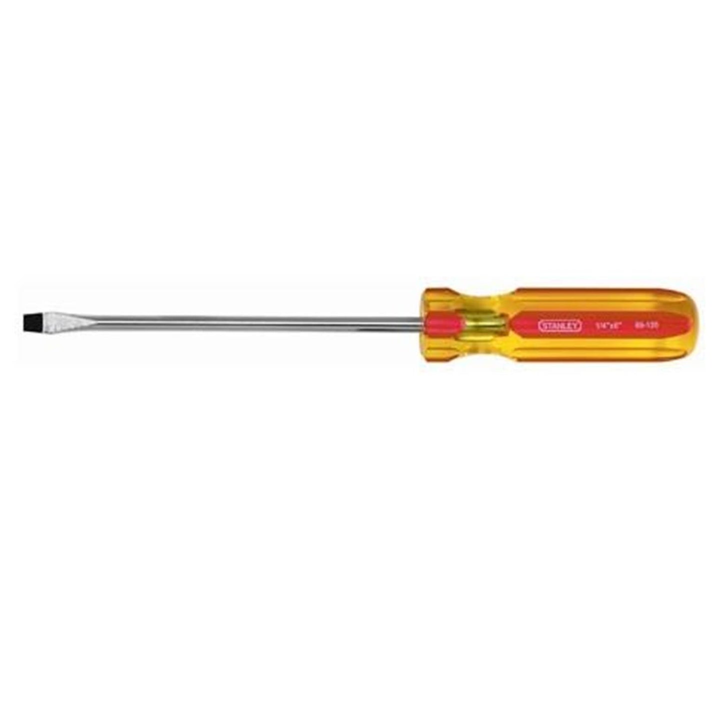 DESTORNILLADOR 1/4 PULGADAS  X 6 PULGADAS  (6mm) PRO PUNTA ESTANDAR (69-120) STANLEY