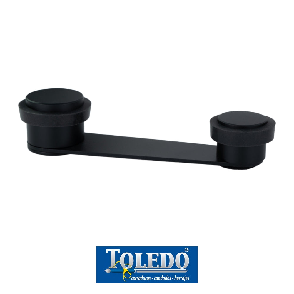 SOSTENEDOR DE PUERTA ACABADO NEGRO