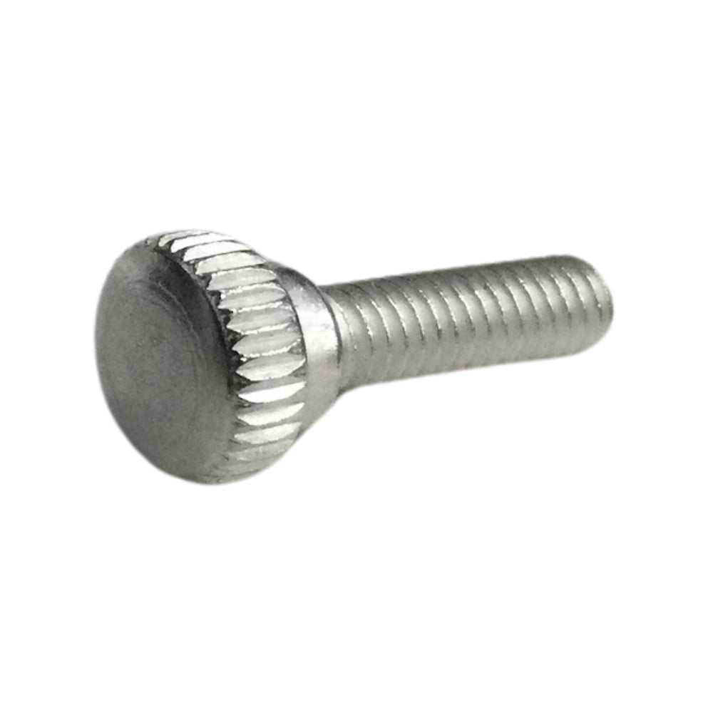 TORNILLO MOLETEADO ALUMINIO 8-32 PULGADAS x 9/16 PULGADAS ROSCA ESTANDAR