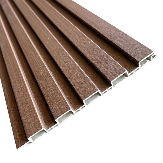 REVESTIMIENTO DE PARED DE WPC CAFE CAOBA 158 X 2900 X 10MM 4.8KG/M2