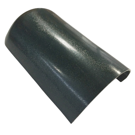 CABALLETE FINAL PARA TECHO DE UPVC 0.25m X 3mm ACABADO GRIS ROYAL