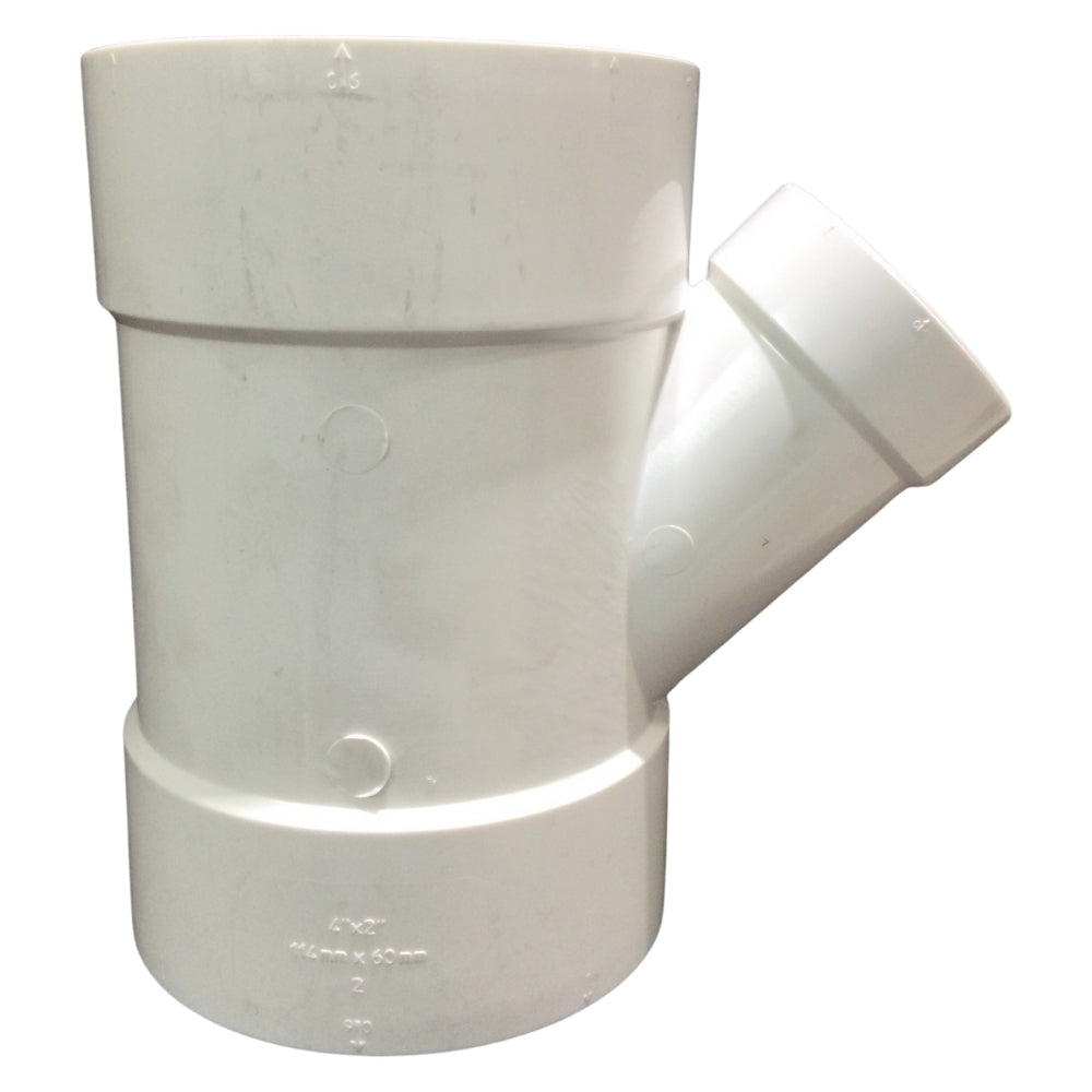 YEE REDUCCION PVC DWV 100X50MM-4X2 PULGADAS SANITARIO LIVIANO