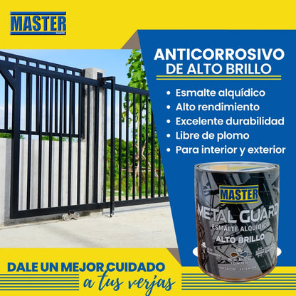 ESMALTE DE ACEITE METAL GUARD ENAMEL BLANCO CUARTO  PCR1500/VV502 MASTER