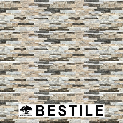 REVESTIMIENTO CERAMICO TEXAS CAFÉ MATE 25X44.50CM 1.45M2/CAJA