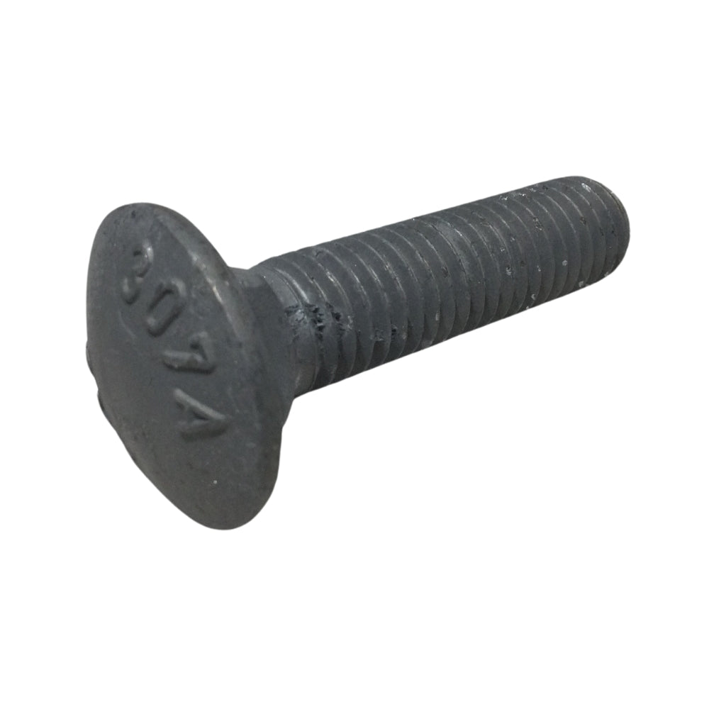 PERNO DE CARRUAJE GALVANIZADO EN CALIENTE 1/2 PULGADAS-13 x 2 PULGADAS ROSCA ESTANDAR