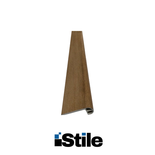 MOLDURA ESCALON PARA PISO PVC-SPC3009 2400X72X25MM