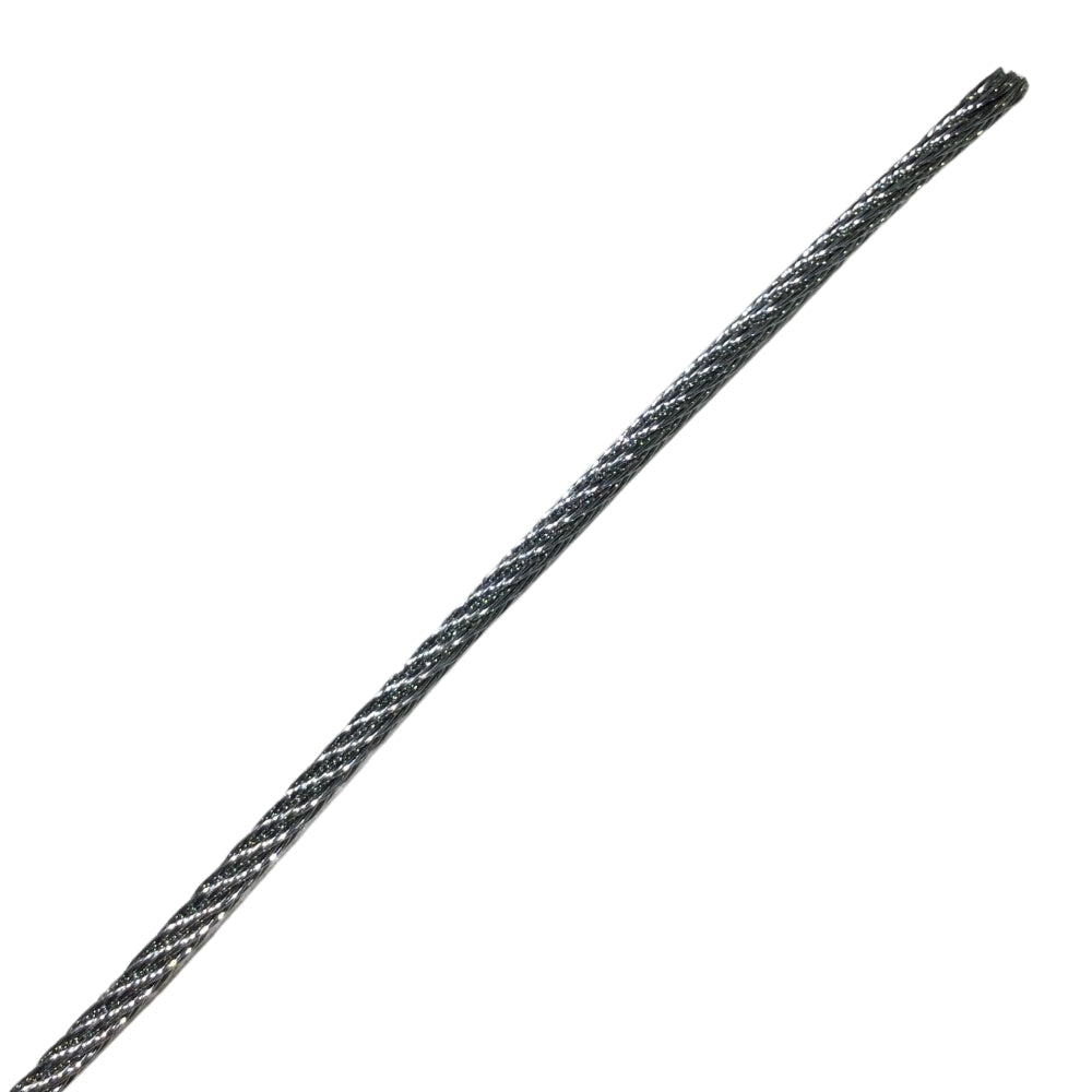 CABLE DE ACERO GALVANIZADO 7X7 DE 3/32 PULGADAS - METRO
