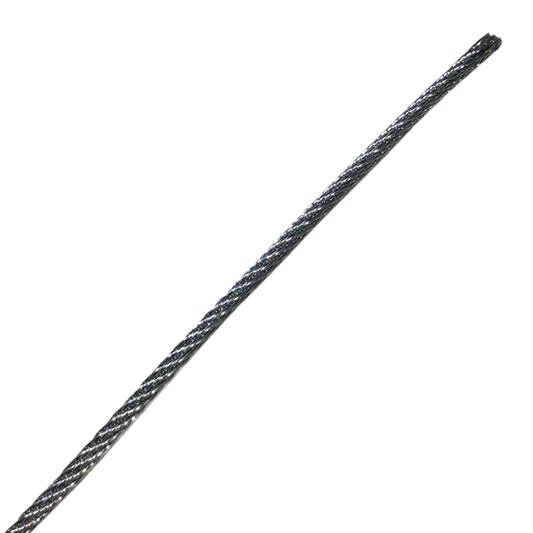 CABLE DE ACERO GALVANIZADO 7X7 DE 3/32 PULGADAS - METRO