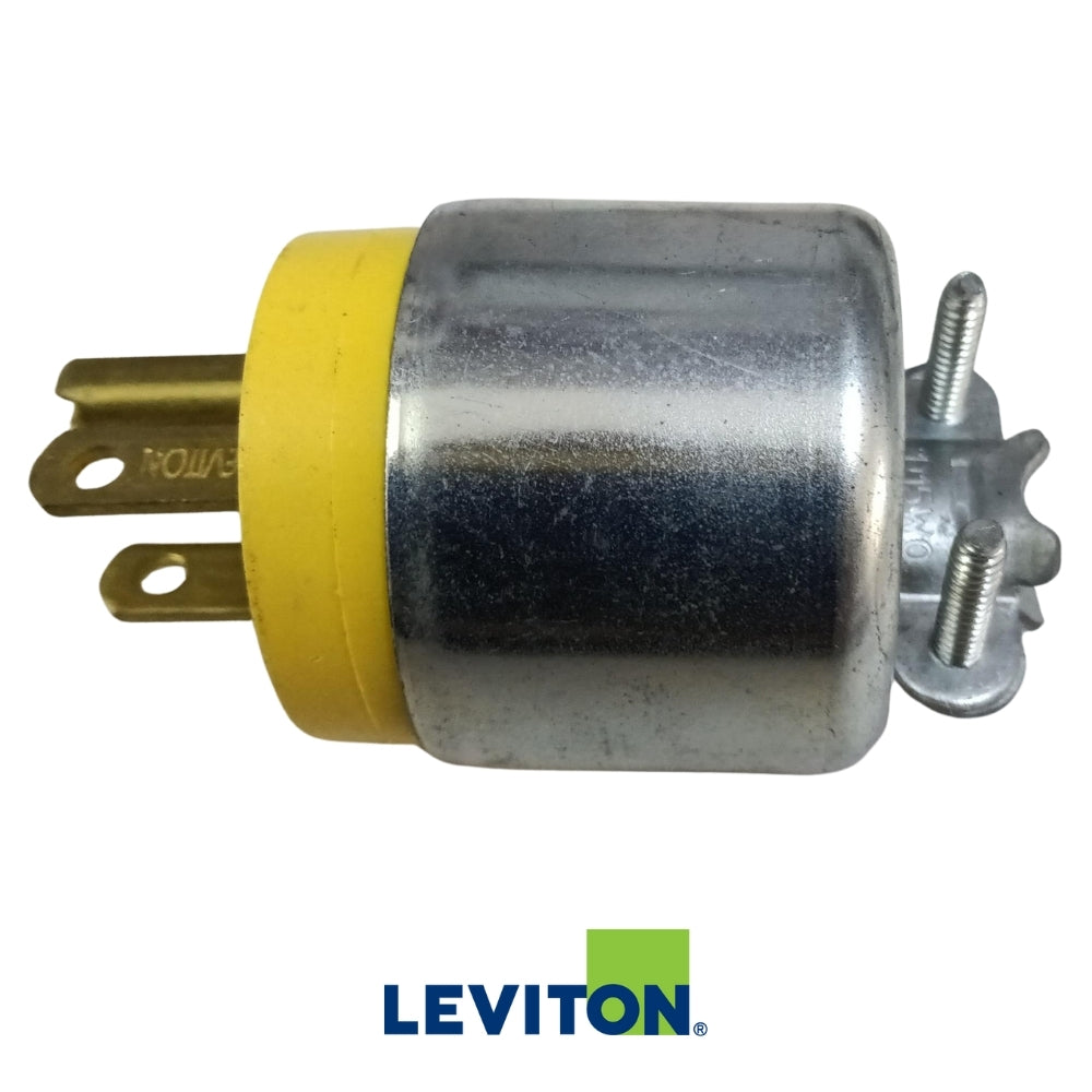 CONECTOR ELECTRICO MACHO BLINDADO 15A/125V 3 HILOS NEMA 5-15P (3201308)