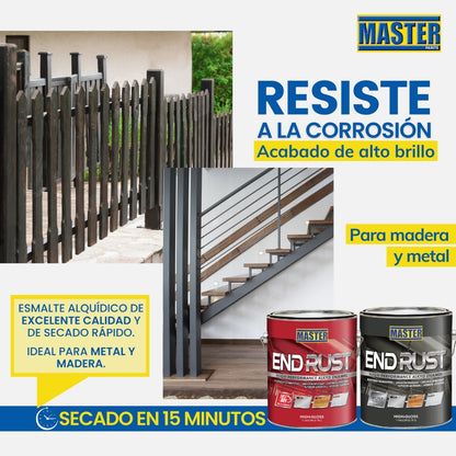 ESMALTE DE ACEITE ANTICORROSIVO BASE END RUST PTB GALON VV2731P MASTER