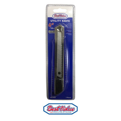 CUCHILLA UTILIDAD METAL/PLAST 18MM BV