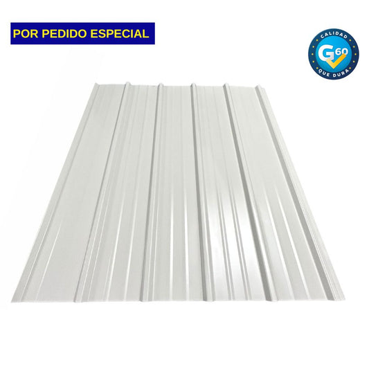 LAMINA DE ZINC CANAL ANCHO F2   BLANCO CALIBRE 26 (MTS)