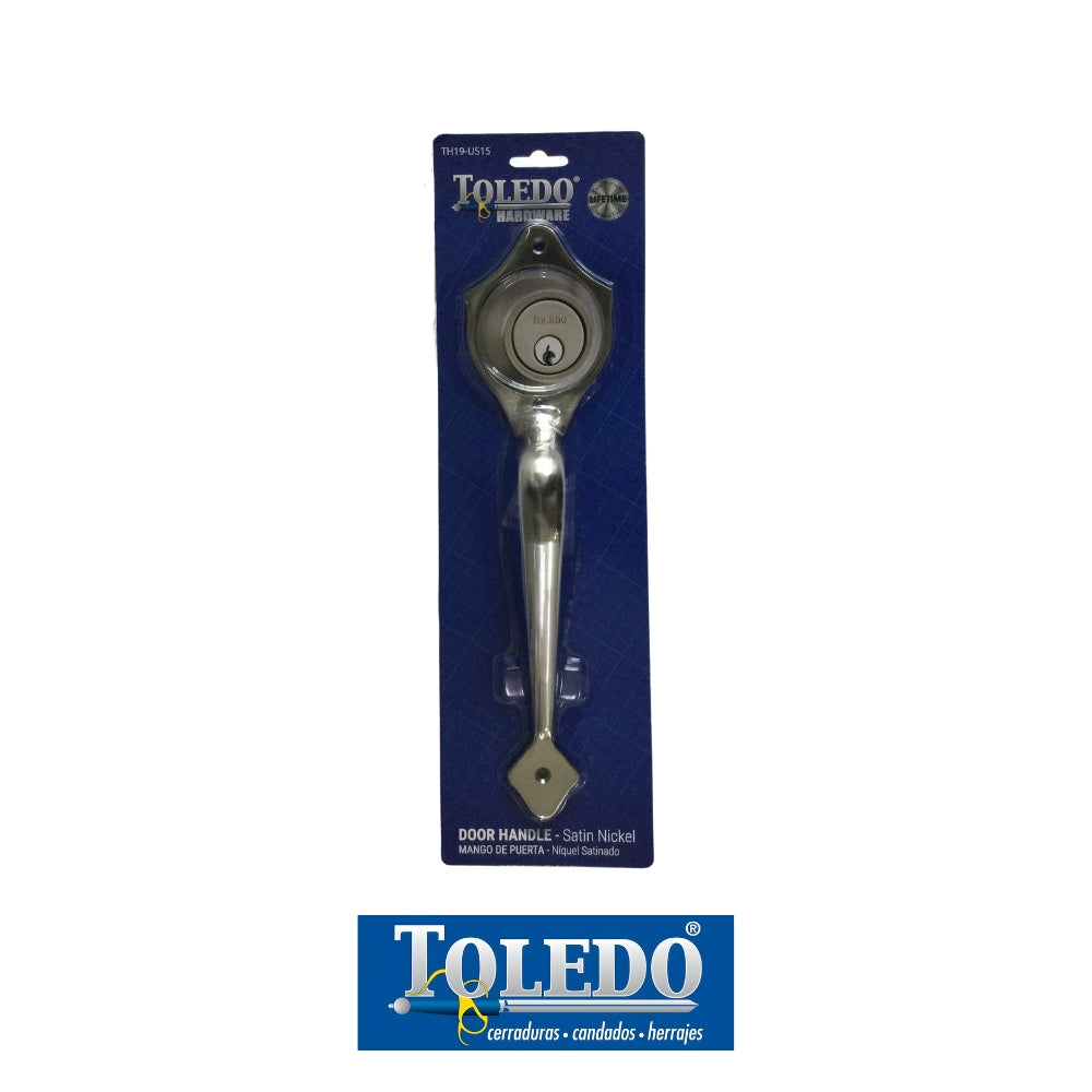TIRADOR SATIN NICKEL TOLEDO TH19-US15