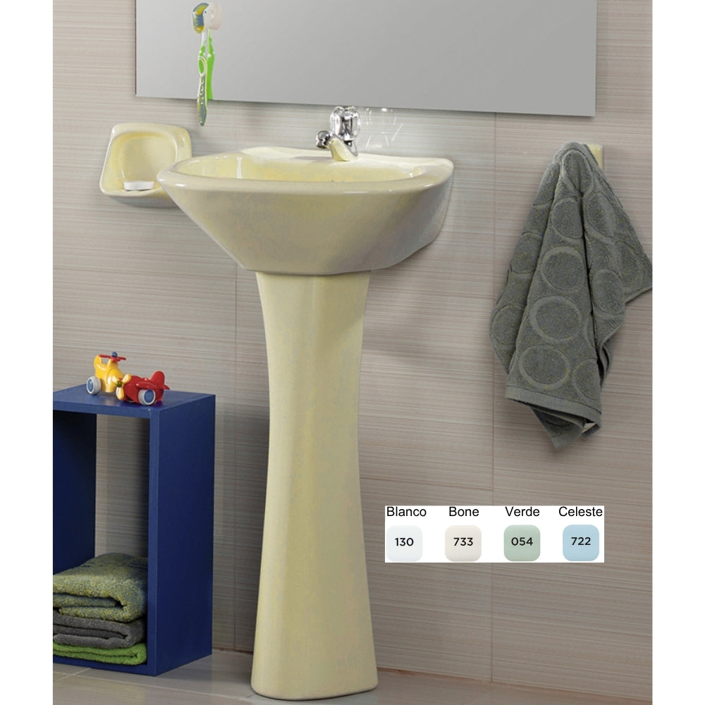 PEDESTAL STANDARD PARA LAVAMANOS BONE EDESA