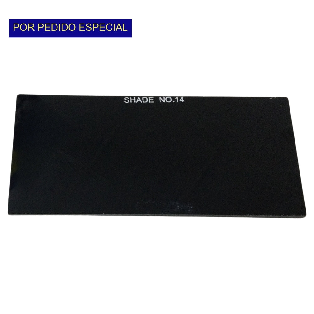 VIDRIO OSCURO #14 2 X 4 PULGADAS