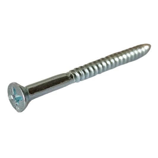 TORNILLO PARA MADERA CAB PLANA PHILLIPS ZINC #6 x 1-3/4 PULGADAS
