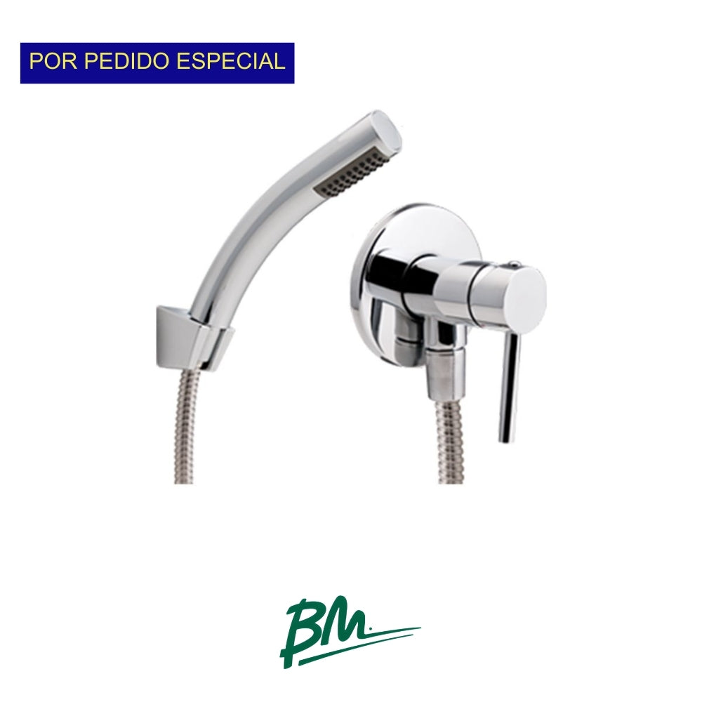 GRUPO DE DUCHA MONOMANDO CON SALIDA EXTERNA Y REGADERA TOKIO BM-004
