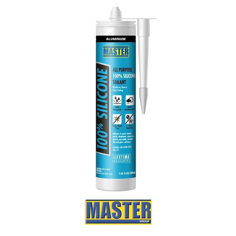 SILICONE 100% SEALANT ALUMINUM VV6013P MASTER