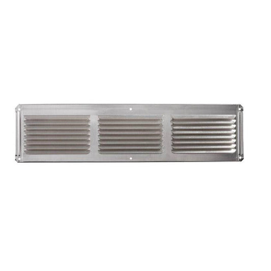 REJILLA DE VENTILACION DE ALUMINIO 4 IN X 16 IN
