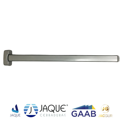 BARRA ANTIPANICO VERTICAL 2 PUNTOS DE CIERRE ALTO TRAFICO PUERTAS  DOBLES  CERTIFICADO UL