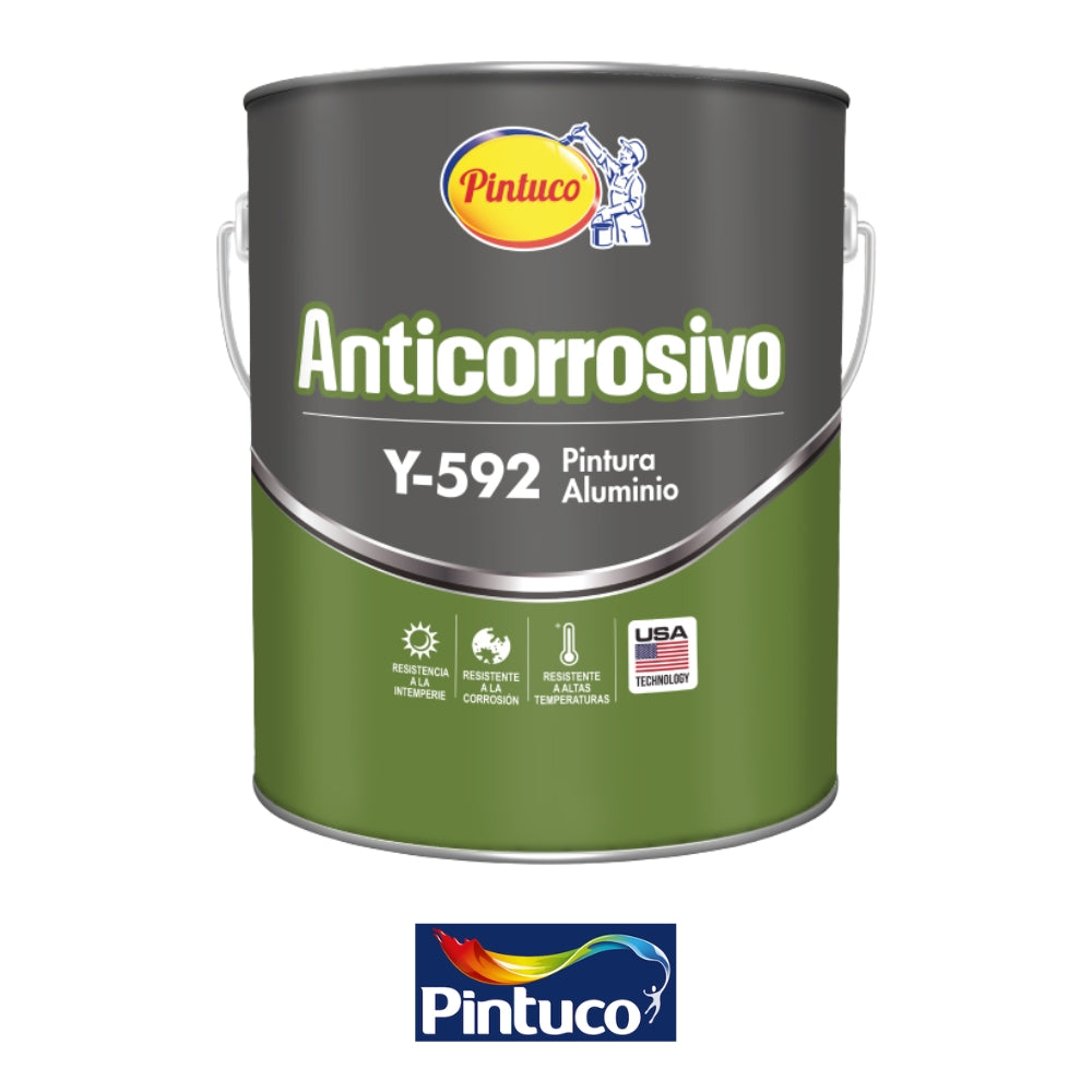 ANTICORROSIVO ALUMINIO METALLITE Y-592 GL PINTUCO