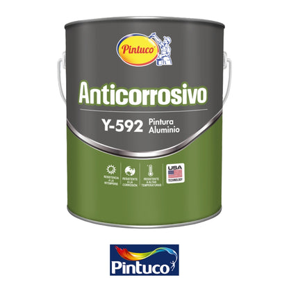 ANTICORROSIVO ALUMINIO METALLITE Y-592 GL PINTUCO