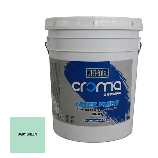 CROMA LATEX FLAT - BABY GREEN 5GL PCR1209