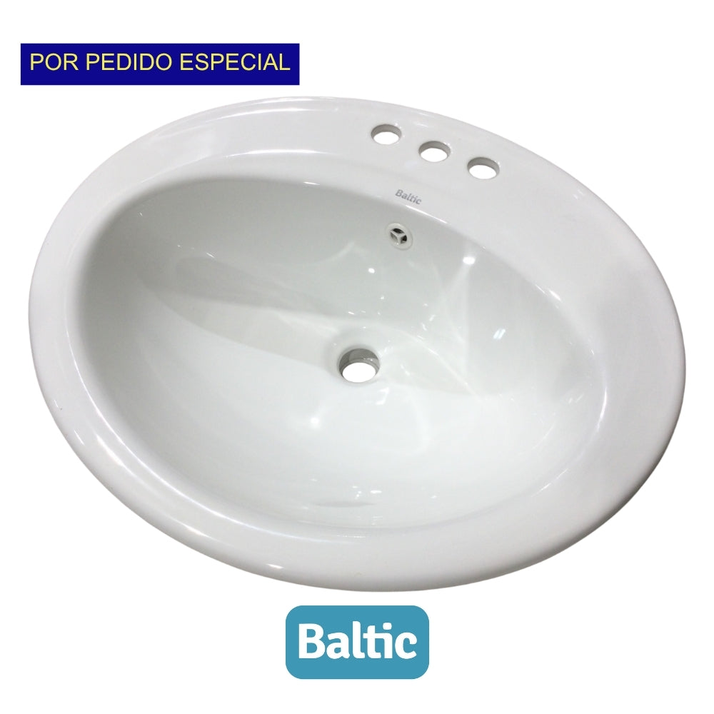 LAVAMANO DE SOBREPONER BLANCO SR1UP  BALTIC (3 HUECO)