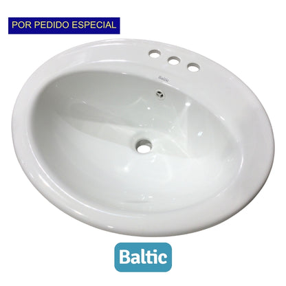 LAVAMANO DE SOBREPONER BLANCO SR1UP  BALTIC (3 HUECO)