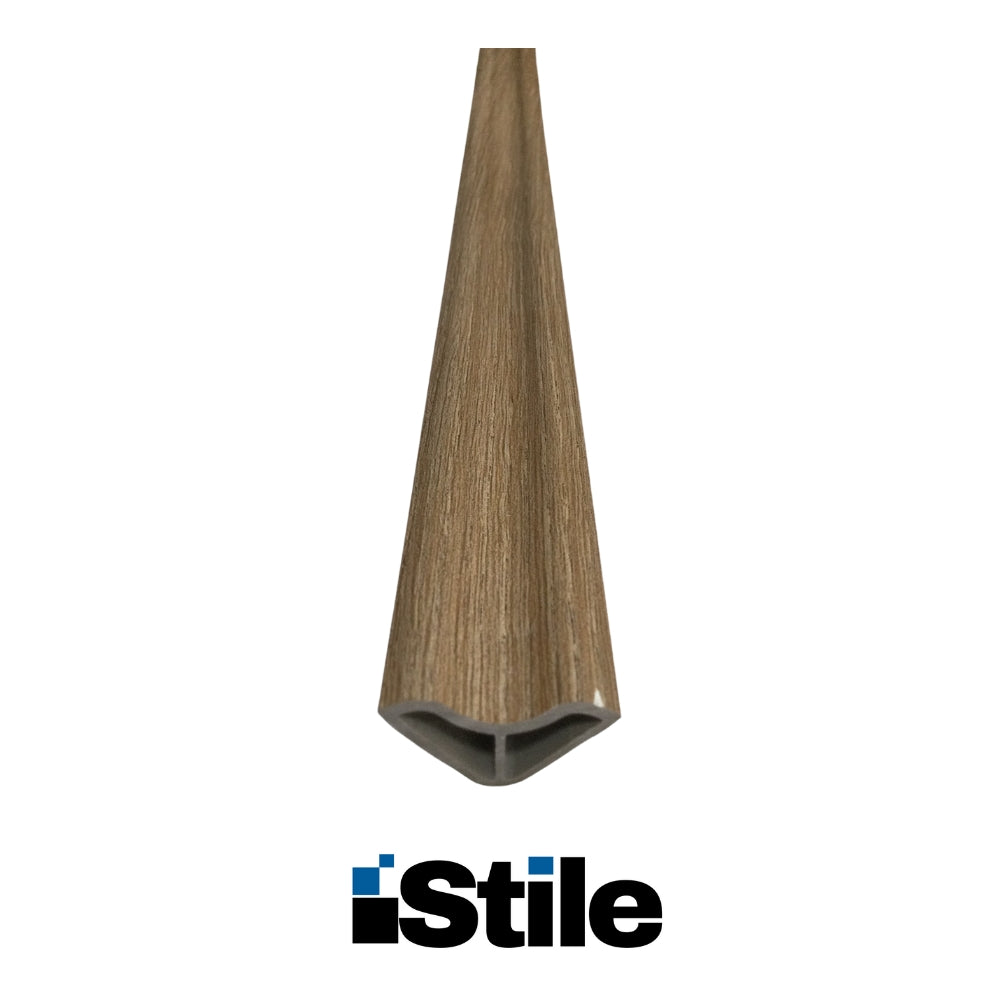 MOLDURA ESQUINERA PARA PISO PVC-SPC ROBLE FRESNO 2400X28X15MM SPC-HYW-73062