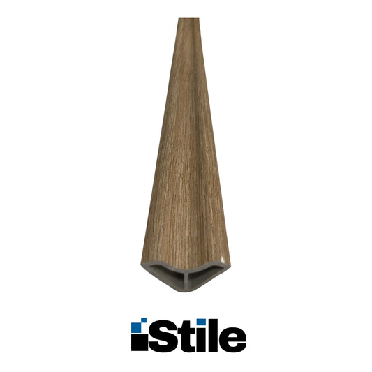 MOLDURA ESQUINERA PARA PISO PVC-SPC ROBLE FRESNO 2400X28X15MM SPC-HYW-73062