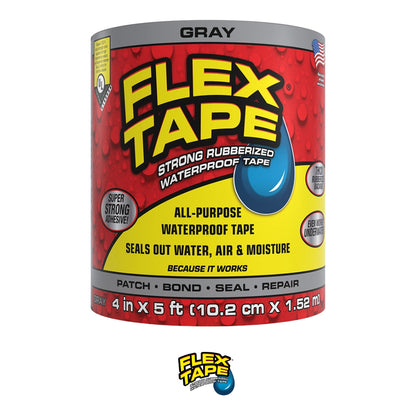 SELLADOR FLEX TAPE - GRIS 10.2CM X 1.5M (AZ288GRY0405)
