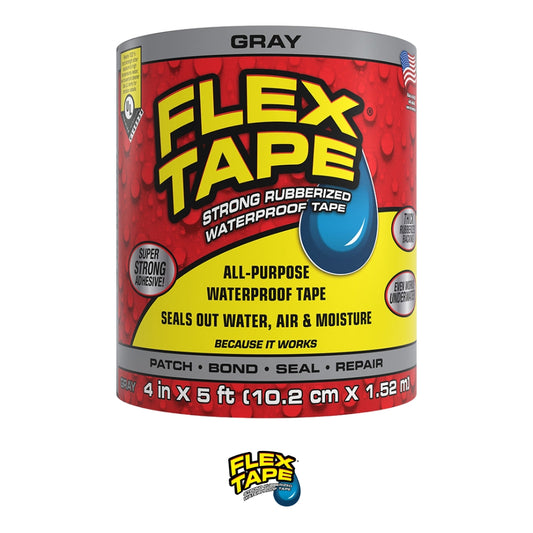 SELLADOR FLEX TAPE - GRIS 10.2CM X 1.5M (AZ288GRY0405)