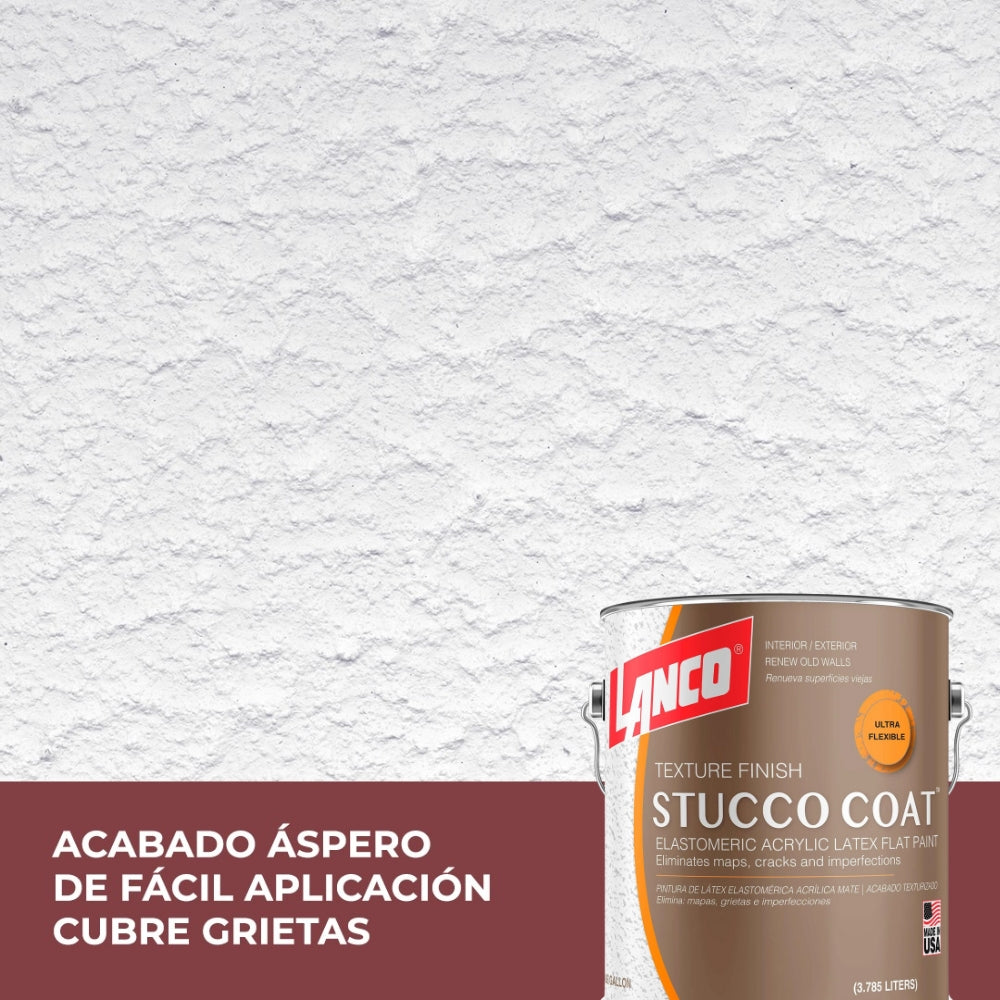 PINTURA ACRILICA TEXTURIZADA STUCCO COAT GL ST700-4 LANCO