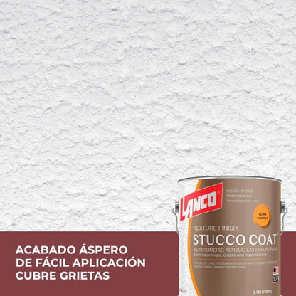 PINTURA ACRILICA TEXTURIZADA STUCCO COAT GL ST700-4 LANCO