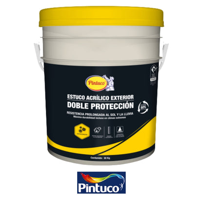 ESTUCO ACRILICO EXTERIOR BLANCO 27060 TANQUE 30 KG