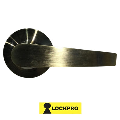 CERRADURA DE MANIJA DE PASO BRONCE ANTIGUO 2015 LOCKPRO