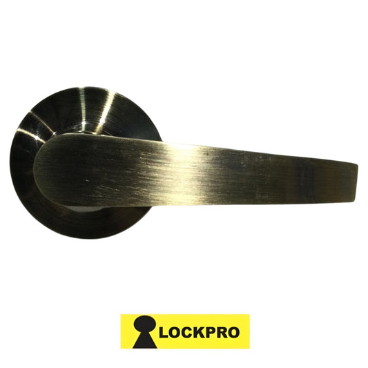 CERRADURA DE MANIJA DE PASO BRONCE ANTIGUO 2015 LOCKPRO