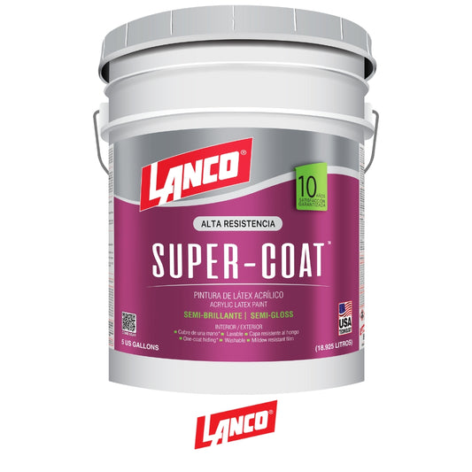 PINTURA SUPER COAT SEMI BRILLANTE DEEP 5 GALONES WG527-2 LANCO