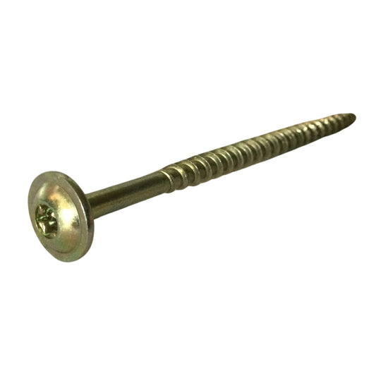 TORNILLO DE GABINETE ZINC AMARILLO #9 x 3 PULGADAS 54090