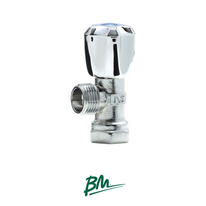 LLAVE DE ARRESTO 1/2 X 1/2 CROMADA SENCILLA BM-LLAA2