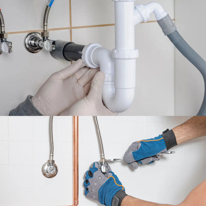 TUBO DE ABASTO PARA INODORO 3/8 PULGADASX12 PULGADAS ACERO INOXIDABLE COFLEX