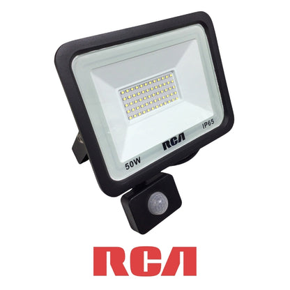 LAMPARA DE SEGURIDAD CON SENSOR DE MOVIMIENTO 50W 6500K 85-277V (RLFLD50W-S ) RCA